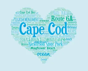 A Day in Cape Cod, MA - Matted 11x14" Art Print