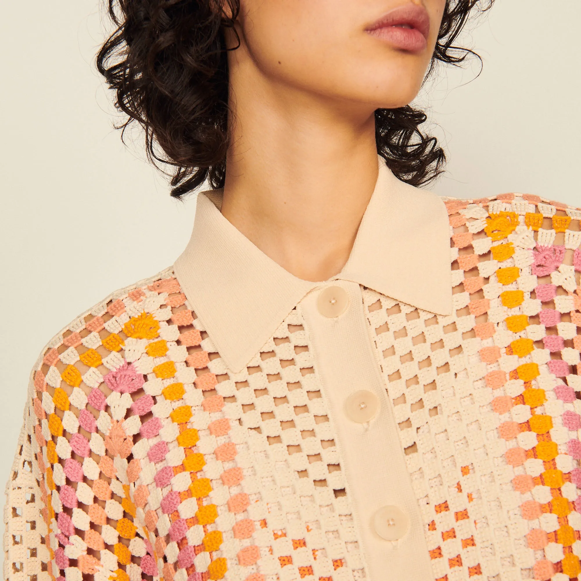 Cardigan en crochet