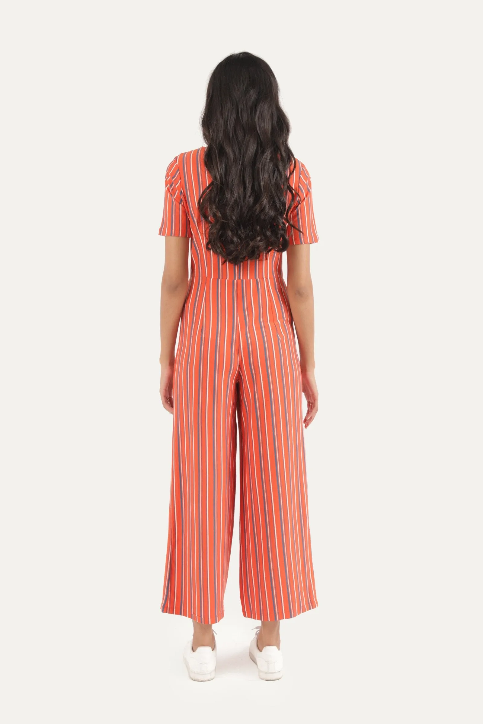 Drape Design Jumpsuit