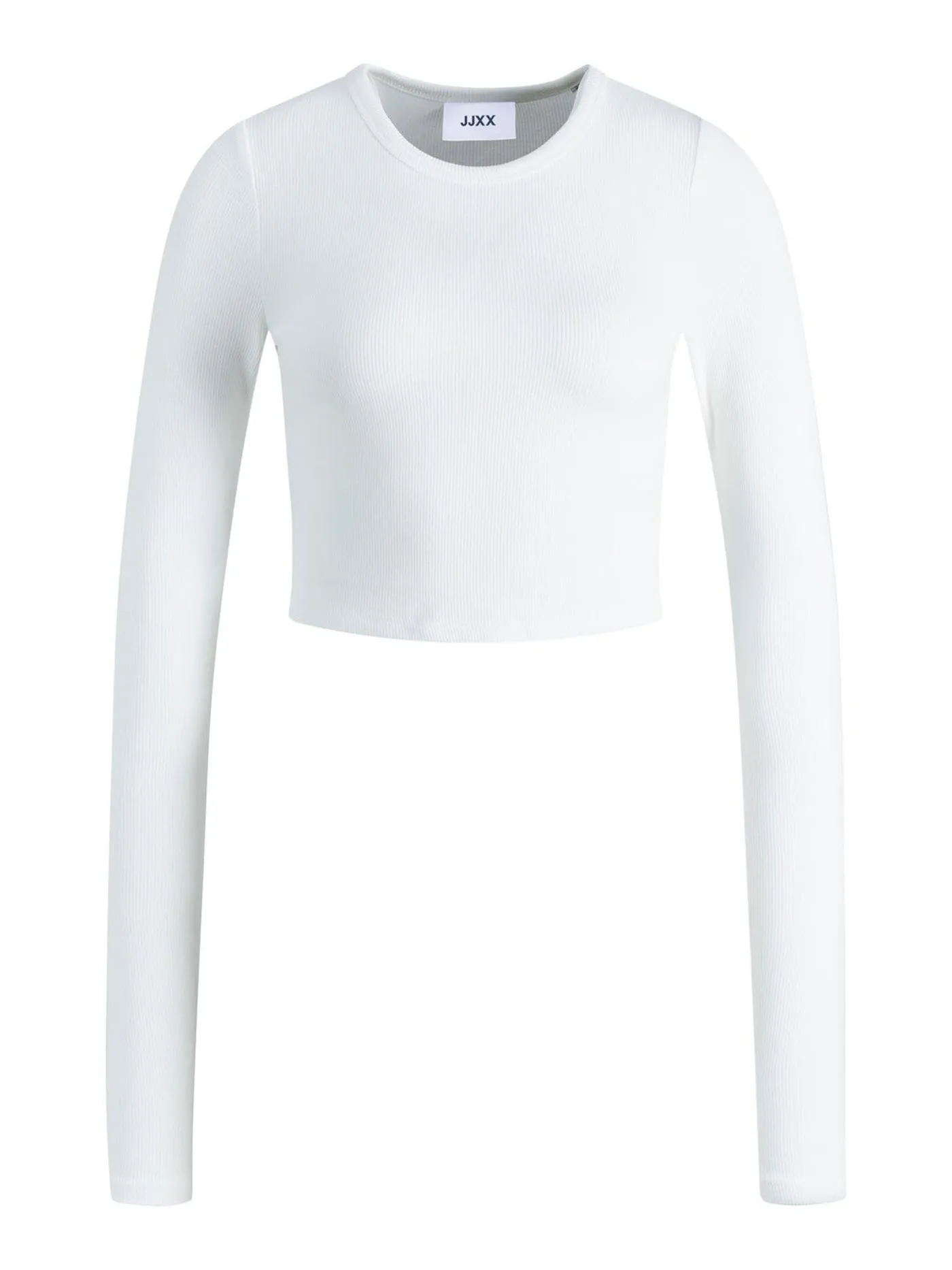 Feline Rib Crop Long Sleeve T-Shirt