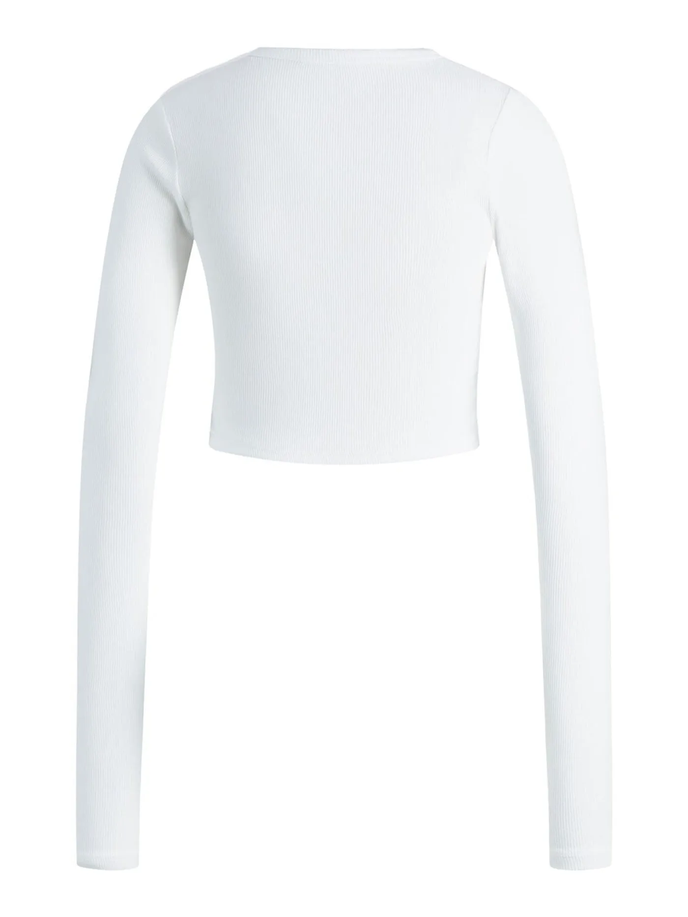 Feline Rib Crop Long Sleeve T-Shirt