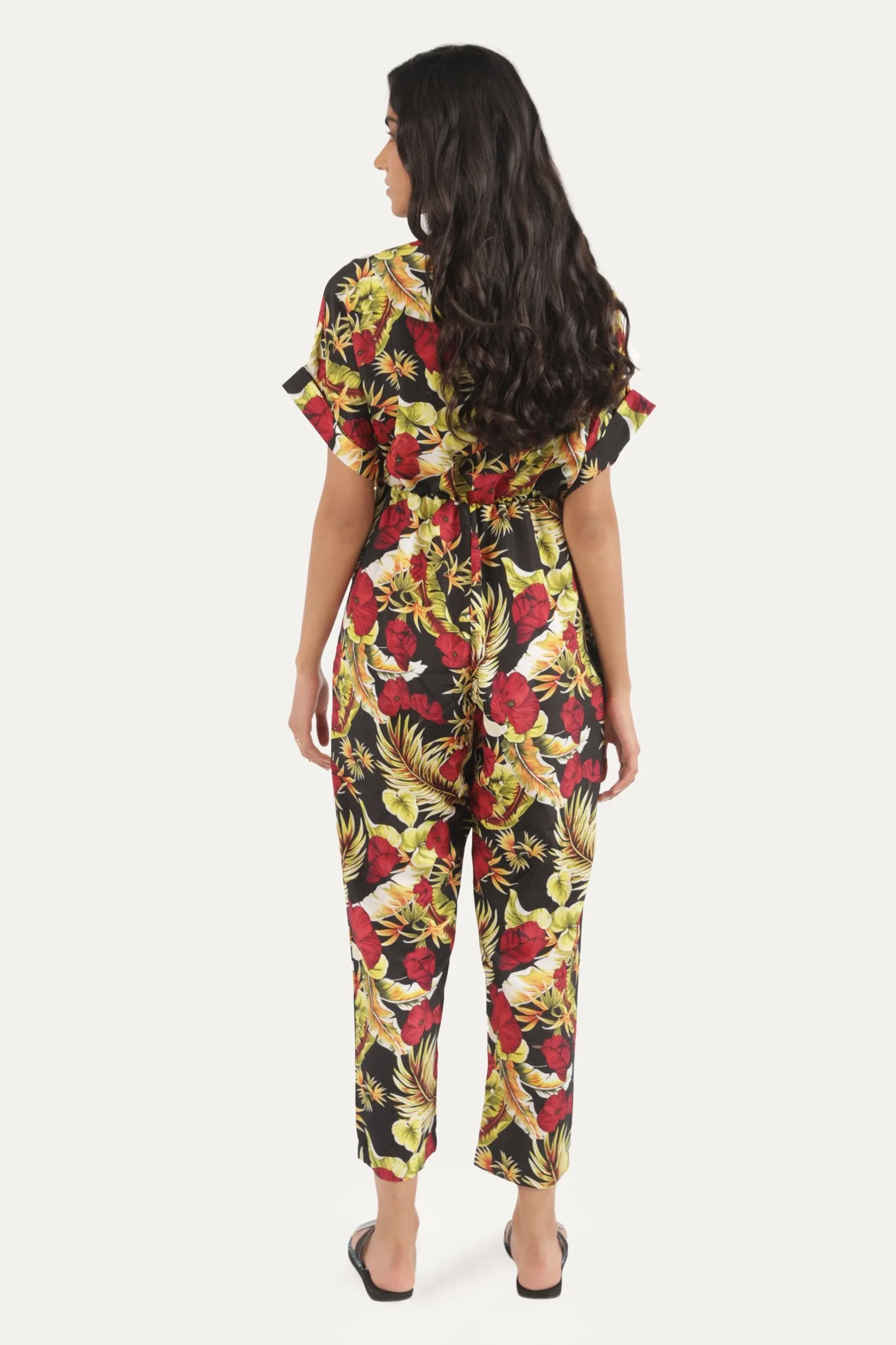 Floral Print Jumpsuit
