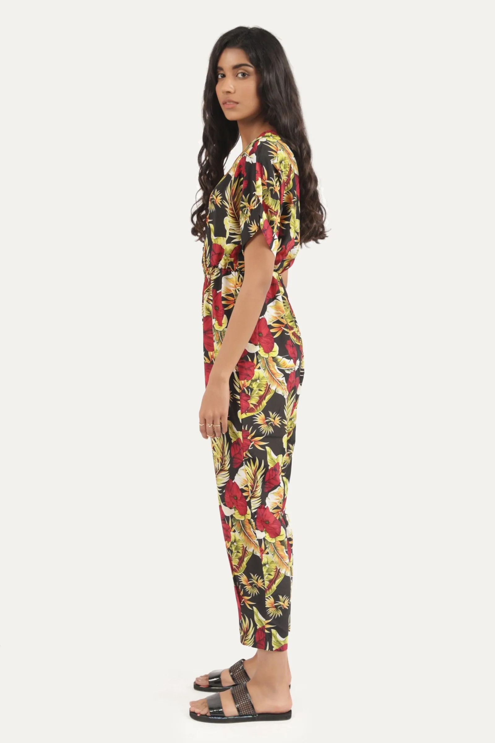 Floral Print Jumpsuit