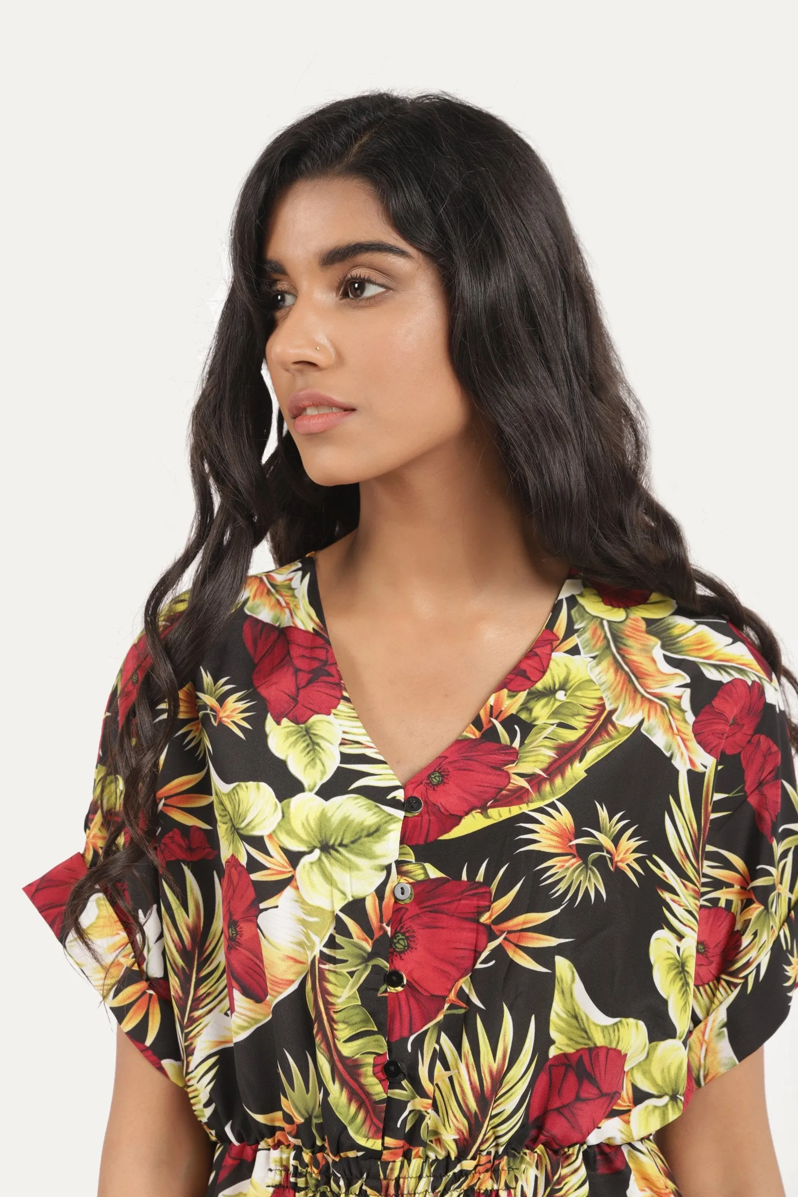 Floral Print Jumpsuit