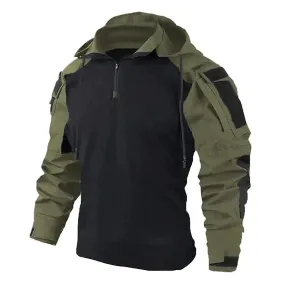 Men's Tactical Quarter-Zip Jumper with Functional Design | Perfect for Autumn/Winter Activities
