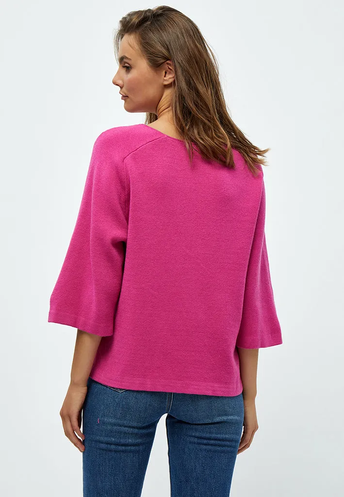 PCRosalia Knit Pullover - Magenta Pink