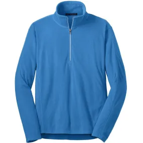 Port Authority Men's Light Royal Microfleece 1/2-Zip Pullover