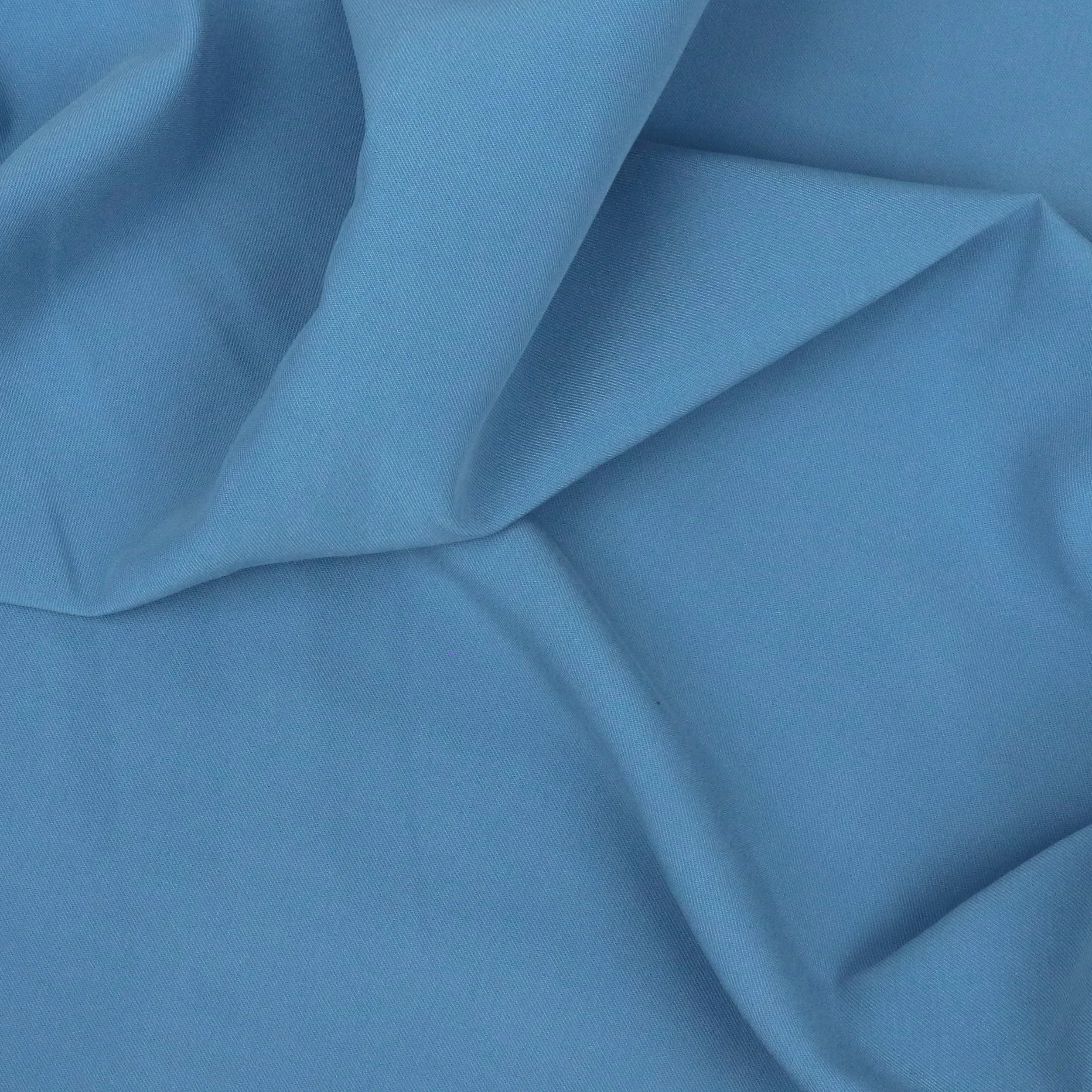 Sandwashed Viscose Twill - Light Blue