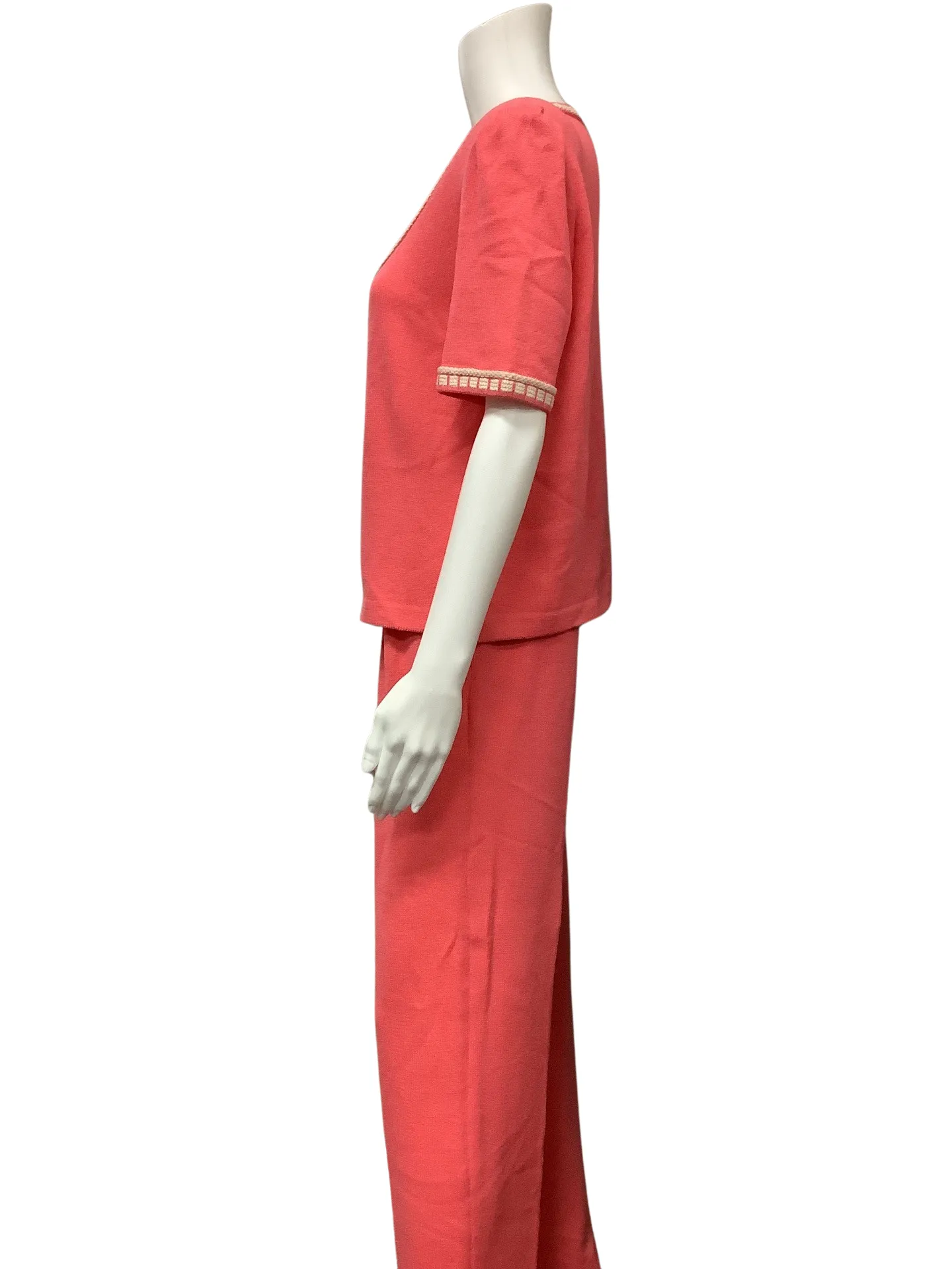 St. John Women's Jacket & Pant Sherbet 2 Pc Size: 8 & 6