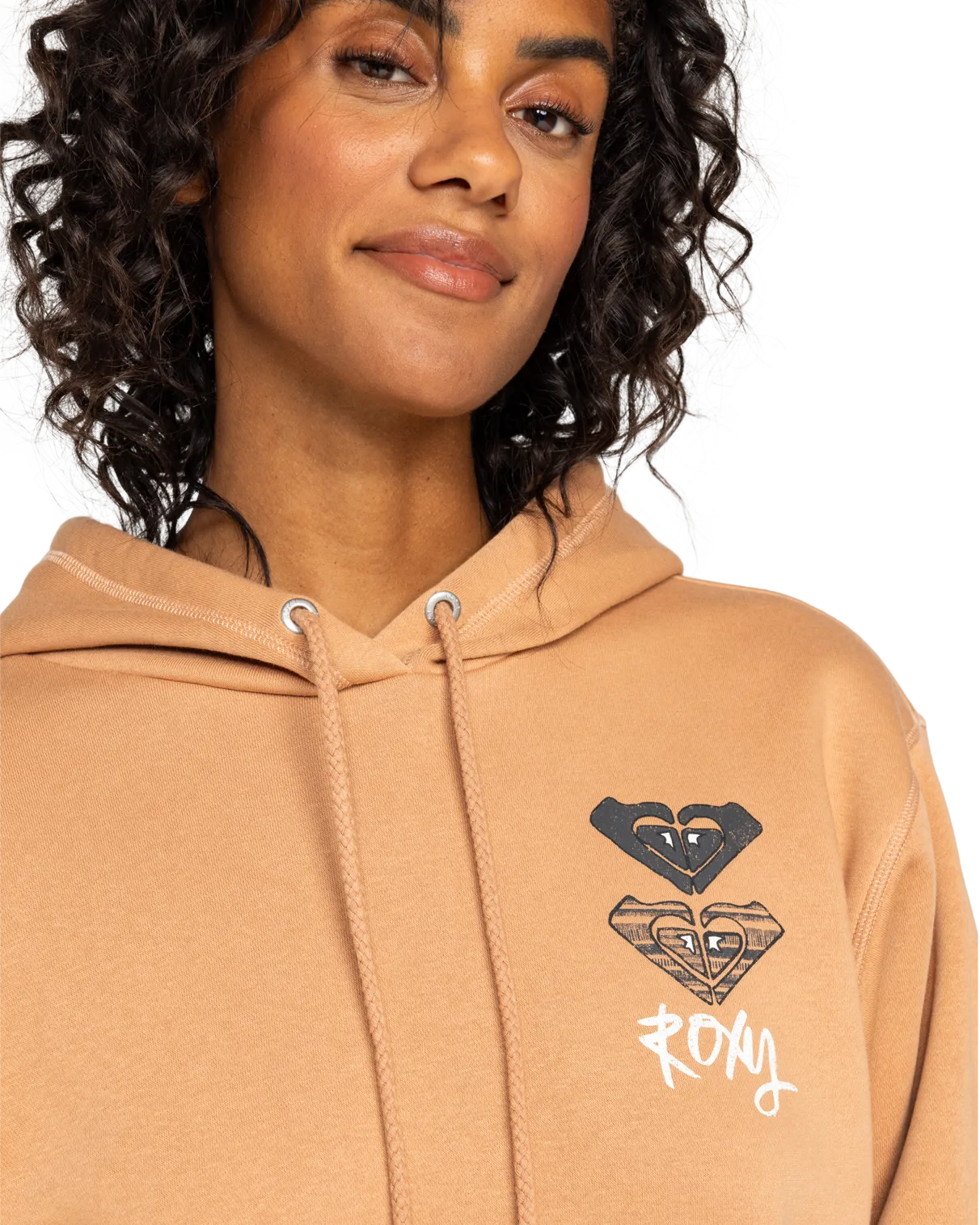 Surf Stoked Hoodie in Camel