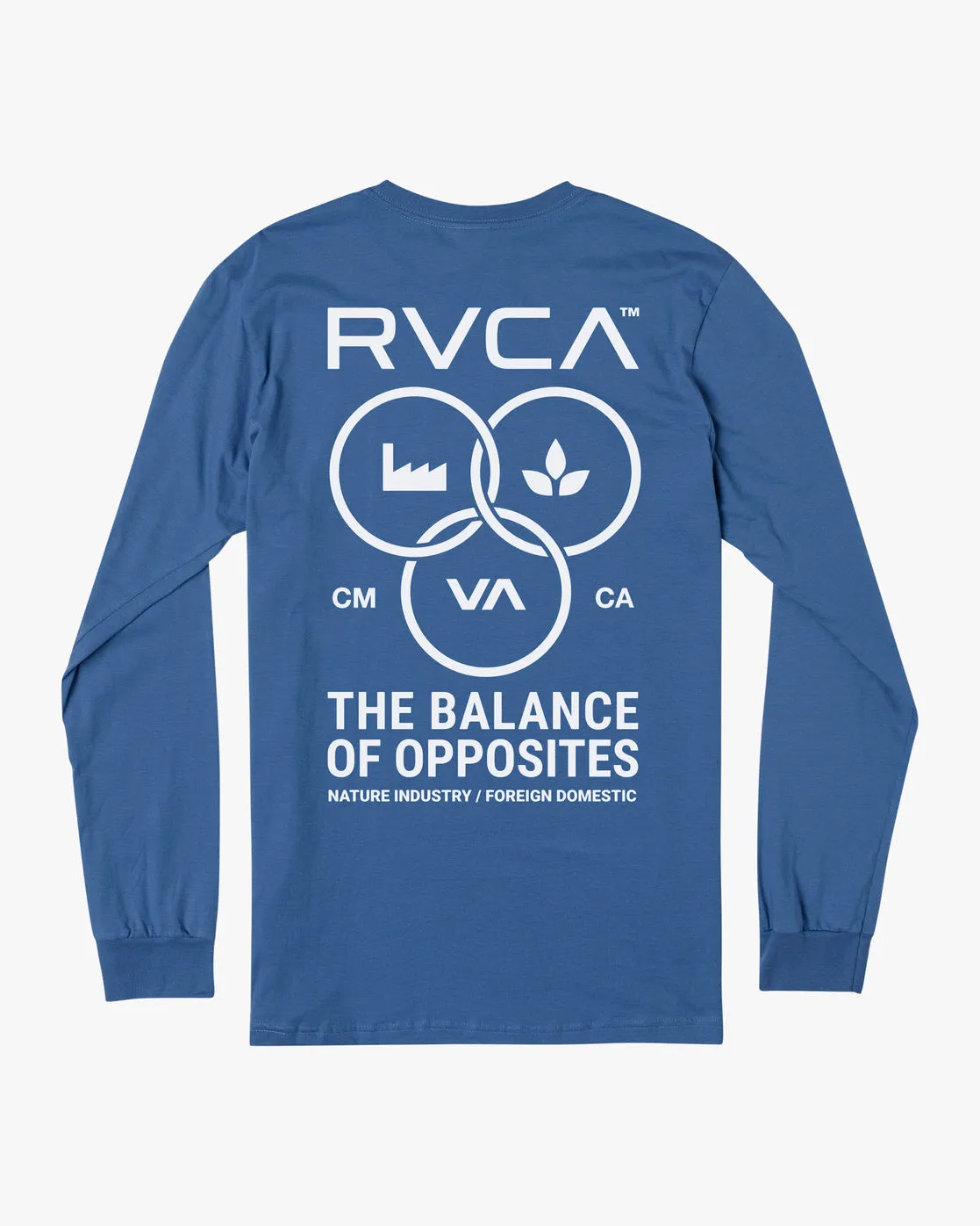 Trifecta Long Sleeve Tee - French Blue