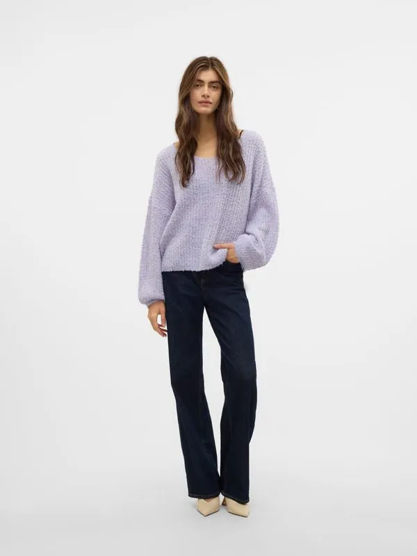 VMJULIETTE LS V-NECK PULLOVER BOO